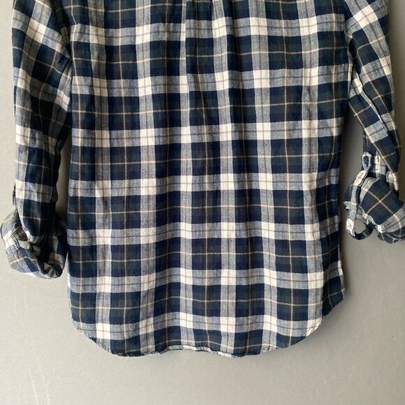 Urban Outfitters BDG sz XS blue green cotton button shirt - Picture 10 of 10